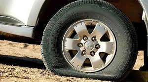 پنچر شدن ماشین